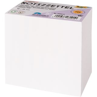 folia Notizzettel lose wei&szlig; 5,5 x 9,0 cm, ca. 700 Blatt, 1 Pack