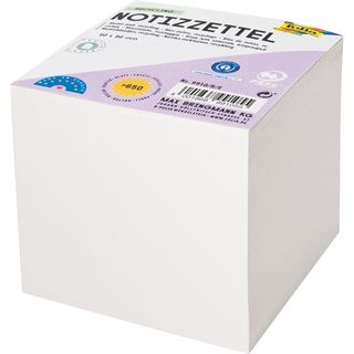 folia Notizzettel lose wei&szlig; 9,0 x 9,0 cm, ca. 700 Blatt, 1 Pack