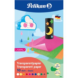 Pelikan Transparentpapier 40 g/qm, 10 Blatt