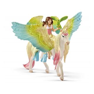 Schleich Bayala 70566 Surah mit Glitzer-Pegasus Spielfigur