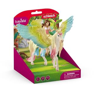 Schleich Bayala 70566 Surah mit Glitzer-Pegasus Spielfigur