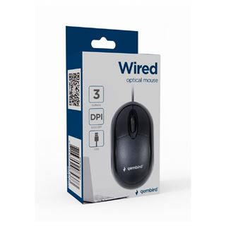 Gembird MUS-U-01 Maus Beidh&auml;ndig USB Typ-A Optisch 1000 DPI