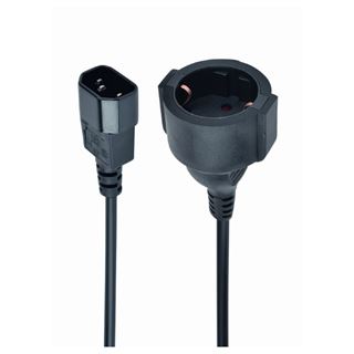 (&euro;46,00*/1m) 0.15m Gembird Stromkabel C14 Stecker auf
