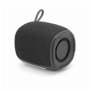 Gembird SPK-BT-LED-03-BK tragbarer Bluetooth-Lautsprecher mit