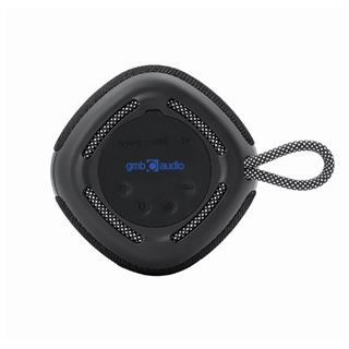 Gembird SPK-BT-LED-03-BK tragbarer Bluetooth-Lautsprecher mit