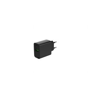20 Watt Gembird TA-UC-PDQC20-01-BK 2-Port Power Delivery USB Typ-C