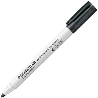 STAEDTLER compact Whiteboard-Marker schwarz 1,0 - 2,0 mm, 10 St.