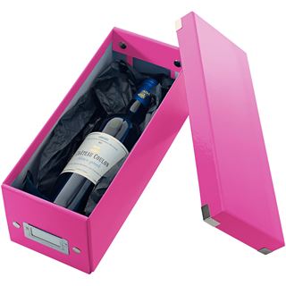 LEITZ CD-/DVD-Box Click & Store pink, 1 St.