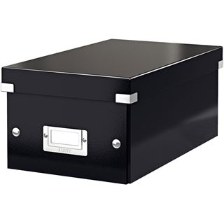 LEITZ CD-/DVD-Box Click & Store schwarz, 1 St.