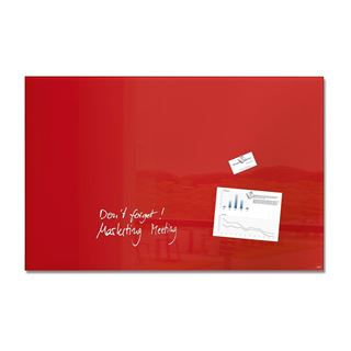 SIGEL Glas-Magnettafel artverum® 100,0 x 65,0 cm rot