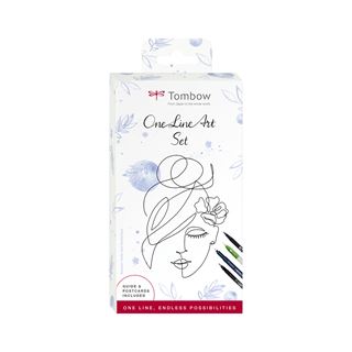 Tombow One Line Art Malset farbsortiert, 1 Set