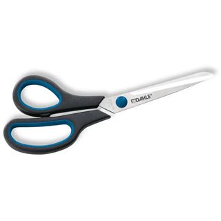 DAHLE Linksh&auml;nder-Schere Office Comfort-Grip schwarz-blau 14,0 cm