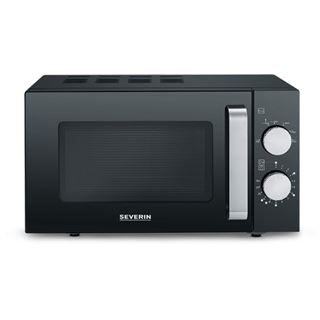 SEVERIN MW 7761 Mikrowelle 800 W schwarz, edelstahl