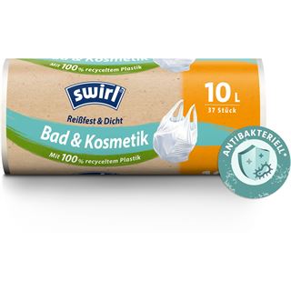 swirl&reg; Kosmetikbeutel 4341 10,0 l wei&szlig;, 37 St.