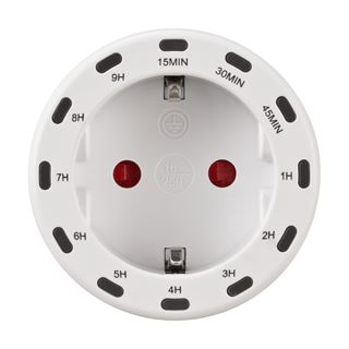 brennenstuhl DC 2013 Timer-Steckdose wei&szlig;