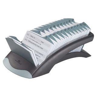 DURABLE Adresskartei Telindex desk schwarz, für 500 Adress,-