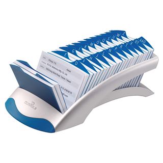 DURABLE Adresskartei Telindex desk silbergrau, f&uuml;r 500 Adress,-
