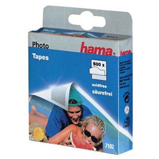 hama Fototapes doppelseitige Klebepads 12,0 x 13,0 mm, 500 St.