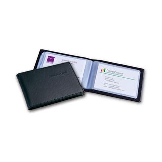 SIGEL Visitenkartenm&auml;ppchen schwarz, f&uuml;r bis zu 40