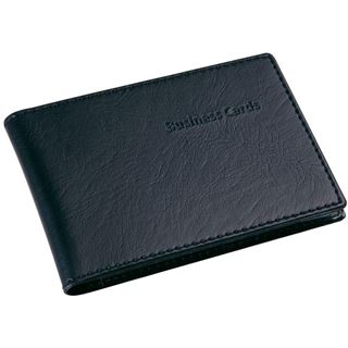 SIGEL Visitenkartenm&auml;ppchen schwarz, f&uuml;r bis zu 40