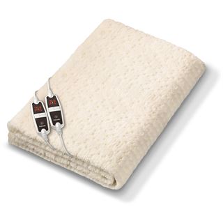 beurer UB 56 Teddy Double W&auml;rmeunterbett beige 2x 60 W