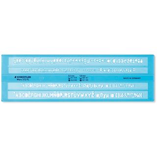 STAEDTLER Schriftschablone Mars® 572 FL blau