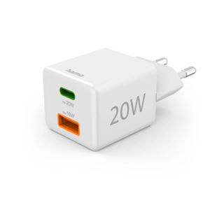 20 Watt hama Ladeadapter wei&szlig; (00201991)