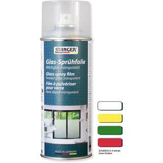 STANGER Milchglas-Spr&uuml;hfolie rot/transparent 400,0 ml