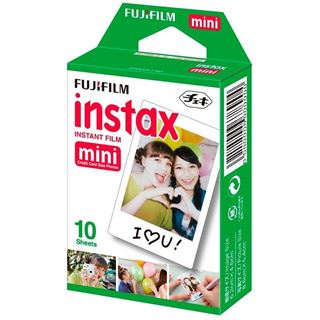 FUJIFILM instax mini Sofortbildkamera-Film wei&szlig;, 10 St.