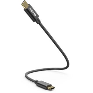 0.20m Hama USB2.0 Lade- und Datenkabel USB C Stecker auf USB C