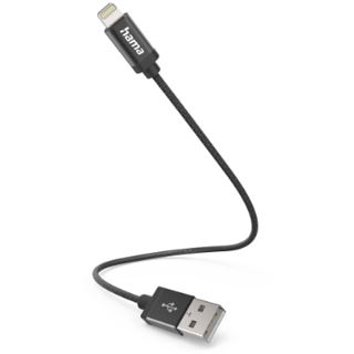 (€64,50*/1m) 0.20m Hama USB2.0 Lade- und Datenkabel Lightning