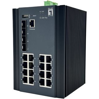 LevelOne Switch 20x GE IGU-2071 16x 1GbE,4x 2.5GbE SFP sw