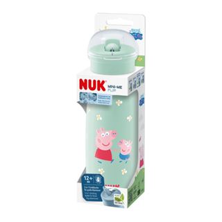 NUK Mini-Me Trinkflaschen Peppa Pig 450ml, grün