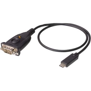 ATEN Kabel USB / seriell - 24 pin USB-C zu DB-9 - 45 cm
