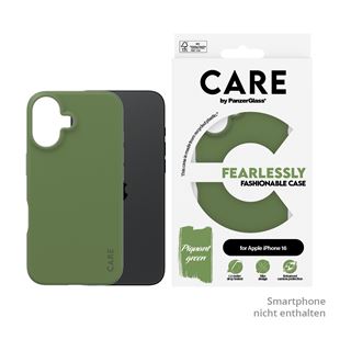 PanzerGlass CARE Fashion Colors iPhone 16 gr&uuml;n