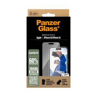 PanzerGlass SP iPhone 16 Classic Fit