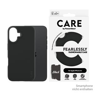 PanzerGlass CARE Fashion Colors iPhone 16 schwarz