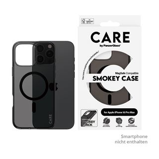 PanzerGlass CARE Flagship Smokey iPhone 16 Pro Max schwarz