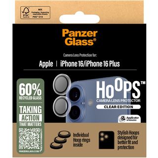 PanzerGlass Hoops Kamera SP iPhone 16/16 Plus transp.
