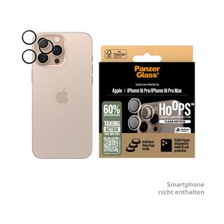 PanzerGlass Hoops Kamera SP iPhone 16 Pro /16 Pro Max transpar