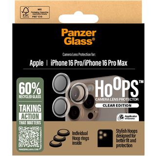 PanzerGlass Hoops Kamera SP iPhone 16 Pro /16 Pro Max transpar