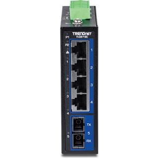 TrendNet 5-Port Hardened Industrial Gigabit DIN-Rail Switch