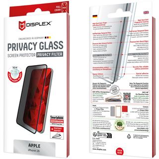 E.V.I DISPLEX PRIVACY GLASS FC IPHONE 16