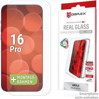 E.V.I DISPLEX REAL GLASS + CASE IPHONE 16 PRO