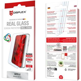E.V.I DISPLEX REAL GLASS + CASE IPHONE 16 PRO