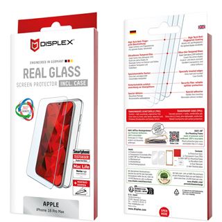 E.V.I DISPLEX REAL GLASS + CASE IPHONE 16 PRO MAX