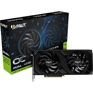 12GB Palit Geforce RTX 4070 Dual OC Aktiv PCIe 4.0 x16 (Retail)