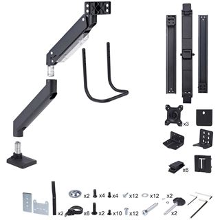 Startech Monitortischhalterung fur 3 Monitore 27Zoll VESA 75/100