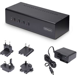 STARTECH 4-PORT DUAL-MONITOR KVM SWITCH