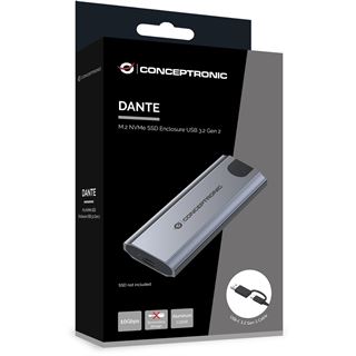 Conceptronic SSD Geh&auml;use M-Key M.2 ->M/B+M-Key USB3.2 10Gb/s